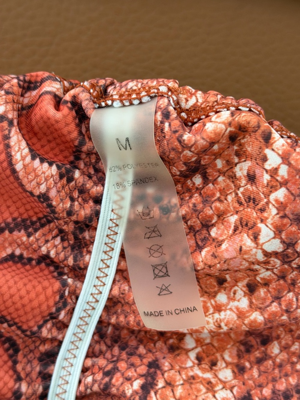 Brazilian Snake Print Bikini Set | Adjustable String |Size M Animal Print - Picture 5 of 6